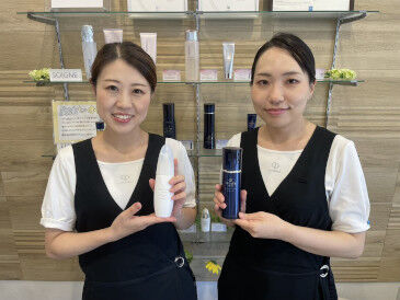 本店サロン ≪未経験から始められます≫
無資格・経験は不要です◎
働きながら自然と美容知識が身につきます♪