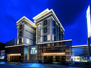 HOTEL ZEN（ゼン）八尾 ＼未経験から月給35万円スタート／
30～50代活躍中◎安定して長く働ける環境です！