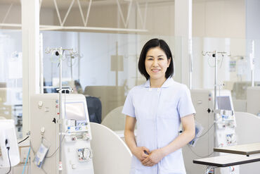 お仕事は看護師さんの簡単なお手伝い♪
医療知識がない方でもOK！現場に出る前にはしっかり研修があるので安心☆彡
