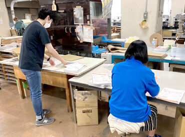 職場はてきぱきとした雰囲気◎
スタッフ同士の距離も近く安心して働けます！