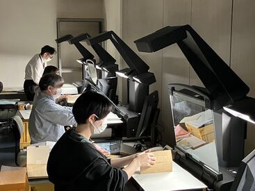職場は女性スタッフが多く、何でもすぐに聞ける雰囲気が自慢です♪
難しいことはお任せしませんっ！モクモクやれればOKです◎