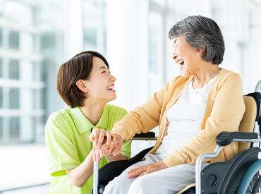 ヘルパーステーションきずな ≪資格がなくても応募OK！≫
入社時は、未資格でも…
資格支援で取得していただきます♪
⇒費用は会社が全額負担します！！