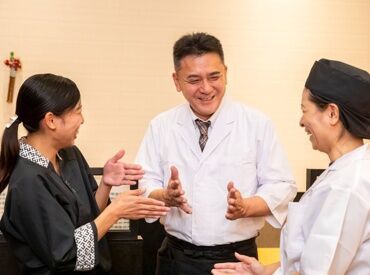 スタッフの9割がアルバイト・パート！
なので皆さんが働きやすい環境を作ることに
力を入れています！！