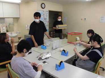 社会福祉法人朔風（さくふう）　朔風支援センターささえ～る 実際にお仕事現場を見てから…職場見学もOK◎福利厚生はもちろんですが、何より働くスタッフとの関係が"働きやすい"との声多数★