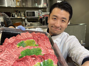 黒毛和牛のお肉屋さんの魅力がつまったまかないあり♪
スタッフさんにも大人気です◎