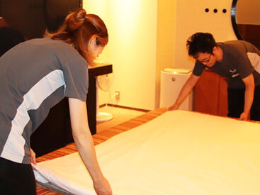HOTEL LOVE 名古屋 未経験大歓迎！
家事の延長でできるお掃除★
サポート体制もバッチリです◎
コツコツ・黙々できる裏方のお仕事！