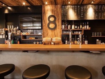 \徒歩1分のモンパル8も同時募集/
和テイストのオシャレなビアホール*゜
お酒好き・グルメ好きにはたまらない空間♪