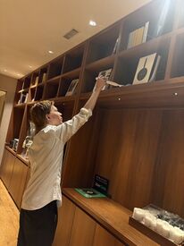 キレイなホテルなのでテンションも上がります!