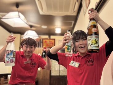 常連さんも多い、ホッとするような空間◎
お客様とも会話が弾んだり、
賑やかで明るい雰囲気のお店です！