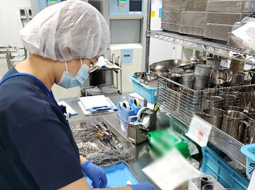 ワタキューセイモア株式会社 （勤務地：市立釧路総合病院） 先輩方のフォロー体制バッチリの環境です♪初心者さんもカンタンな事からスタートします。
未経験やブランクがあっても安心◎