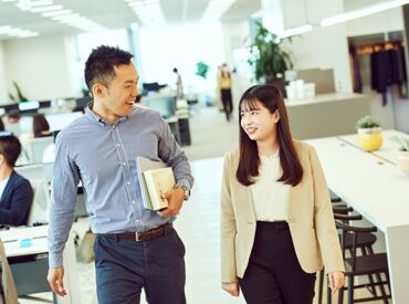 質問しやすい！人間関係が良い。
居心地良い環境が整ってます◎
