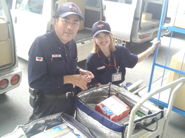 軽貨ＧＯＯＤ－ＷＩＬＬ　［上野郵便局］ 「未経験スタートの私でもガッツリ稼げて、嬉しいです(笑)自分のペースでお仕事できるので楽しく稼げます★」