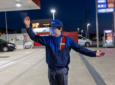 ［紹介元］株式会社グリーンフォレスト［紹介先］ENEOS　オブリステーション観音SS（224） 難しい仕事はないから、すぐに覚えられますよ♪
