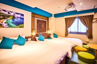 南国リゾート風ホテルでおしゃれに働こう♪
未経験も大歓迎です！
