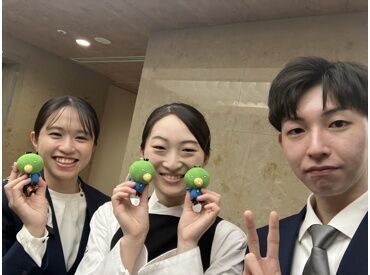 ＼スタッフ仲"◎"／
困ったことがあればすぐに相談できる環境です。
研修も充実です◎