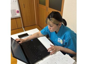 自分の成長を感じ、充実感、達成感を♪
未経験でもマニュアル完備で安心◎
イチから丁寧にお教えします！