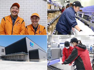 作業は意外とシンプル！
途中で15分の休憩もあるのでずっと倉庫内いうことはありません◎
体力面でも安心です★