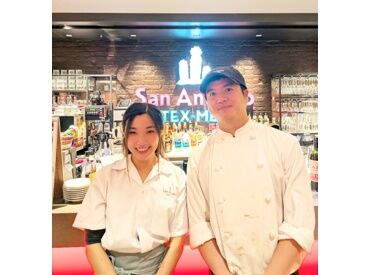 San Antonio TEX-MEX　～サンアントニオ テックスメックス～　東京ミッドタウン日比谷 ＼25年夏にオープンしたばかり!!／
メキシコ×アメリカの食文化が融合★
スパイシーでボリューム満点な美味しさをお届け♪