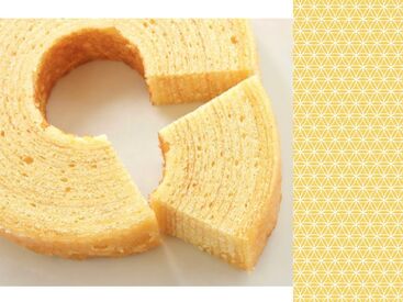 株式会社アクトプラス 運営事業部/apu05011 丁寧に焼き上げた
たまごたっぷりふわふわバウムクーヘン販売♪