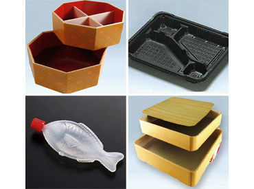 朝日食品容器株式会社　広島営業所 ＼★未経験大歓迎★／ 写真にある容器のピッキング作業など♪ 重たい物はありません(人´v`)