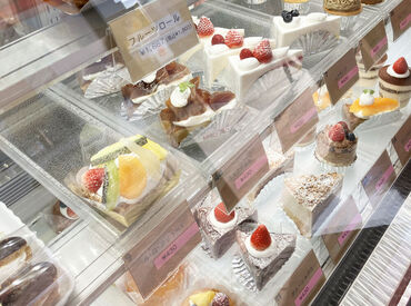 有限会社ケーキギャラリーエスプリ 見ているだけでワクワク♪おいしいスイーツに囲まれてお仕事できます★接客や販売の経験がある方にもピッタリ◎