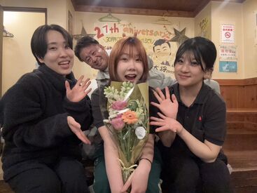 炭焼やきとり一番　五条大宮店 ≪オシャレ自由≫
髪色、髪型、ネイルなど全部自由♪
思う存分あなたの個性を発揮してください◎