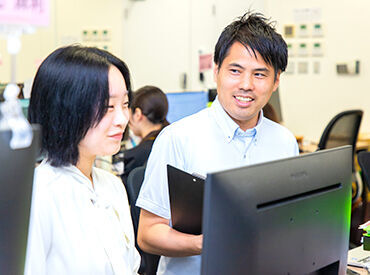 法律の知識がなくても問題なし!
先輩社員が丁寧にお教えします◎