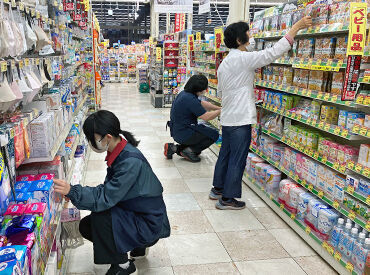 \超柔軟!なシフト/
それぞれに合った時間・日数で調整OK!
お休み相談もお気軽にどうぞ◎