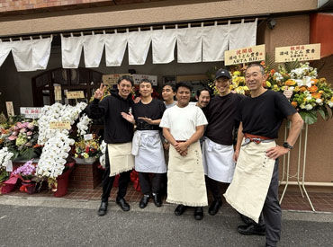 讃岐うどん 豐香　10月上旬リニューアルオープン 気さくな店長＆温かい雰囲気◎
みんな同じスタートだから、安心して始められます♪
