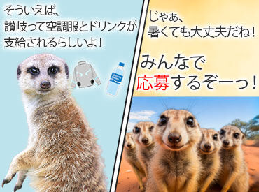 履歴書不要、髪自由！
選べる短期or長期、日勤or夜勤★
面接交通費2000円(初回のみ)支給
寸志年2回/入社祝い金(規定有)
