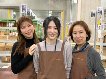 ケイヒン配送株式会社　横浜商品センター12 簡単＆シンプルワーク！
10～40代のスタッフまで活躍中♪