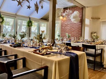 紹介元：有限会社テン・エイティワン 札幌営業所（紹介先：the Terrace[ザ テラス]） オシャレ感満載の会場設営も担当して頂きます♪