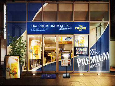 PRONTO(プロント)　The PREMIUM MALT’S HOUSE ビール好きにはたまらない！
神泡ラテアートが大人気★
ビールの知識などは徐々に身に付ければOK♪