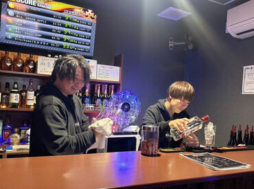 BAR ArichanS 未経験でも問題ナシ！イチから丁寧にお教えします！！
色々なお酒があるのでお酒に詳しくなれます！！
