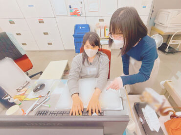 初心者の方でも、
先輩が優しくフォローします♪