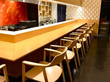 綺麗な店内です♪
創作和食ならココ！言わしめるほどの名店♪