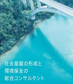 いであ株式会社　国土保全事業部　水工部 「人と地球の未来のために」を
コーポレートスローガンに、
社会の持続的発展と環境の保全と継承を通じて
社会に貢献しています