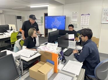 しらいトランク・サポート株式会社 （勤務先：車輌センター） 未経験から始められる配車サポート♪丁寧な研修とフォローで安心してスタートできます★