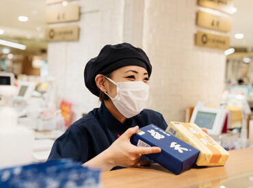 点天（てんてん）　松坂屋名古屋店 商品数が少なく、覚えることもシンプルだから
販売未経験の方でも安心して始められます◎