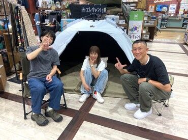 ロゴスショップ＆ピクニック　ららぽーと安城店 ＼平日も同時募集中／
学校が休みの土日にガッツリ働くもOK！
家族が不在のお昼の間だけなどもOK！
⇒シフト相談はお気軽に◎