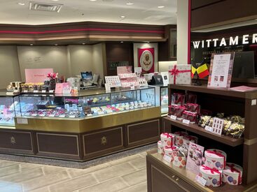 WITTAMER（ヴィタメール）日本橋高島屋店 季節のケーキや、プチかわいい焼き菓子etc…スイーツに囲まれてのお仕事はトキメキの毎日♪甘いもの好きにはたまりません!!