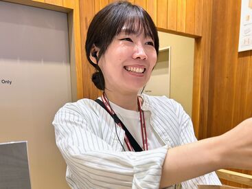 無印良品好きにはたまらないスタッフ割引や試食会など
やりがい＆働く楽しさがいっぱいです！