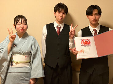 週1日～勤務でOK＆シフト2週間毎提出！
⇒スケジュールを立てやすいのが魅力♪