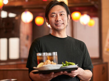 くいもの屋わん　倉敷駅前店 経験者さんはもちろん、
未経験の方でも大歓迎です！
丁寧な研修＆先輩がイチからしっかりとサポートします☆
※画像はイメージ