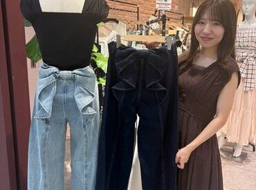 週2日～／1日3時間～★
シフトも柔軟◎
新作のお洋服などもいち早く知れるのでワクワクしながら働けます♪