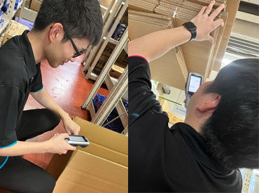 お仕事は《カンタン×シンプル》
出荷伝票をみて収集⇒出荷
「できるかな…」なんて不安に思う必要は
一切ありません!