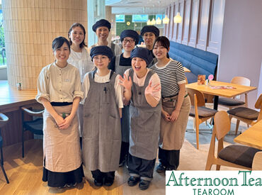 アフタヌーンティー・ティールーム 水戸京成百貨店 卒業・進路の決まった高校生も大歓迎！まずはお気軽にご応募くださいね♪
