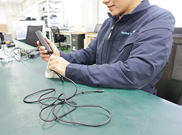 未経験でも安心!IT機器のチェックやクリーニング、梱包と難しい作業は一切ナシ◎