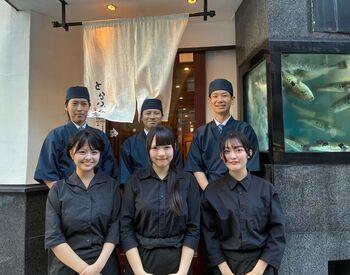 とらふぐ亭 両国店[00048] 「卒業までの数ヶ月だけ」
「かけもちバイトと相談しながら」
⇒短期or長期どちらもOK！自由に選べます♪