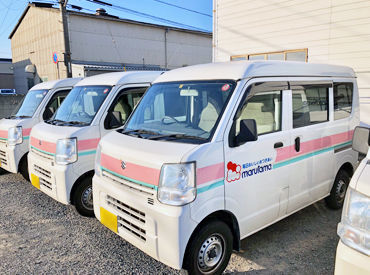 株式会社福山まるたま 配達先は、常連さんばかりで安心！
スグに慣れられるので、配送初心者にもピッタリのお仕事なんです★
